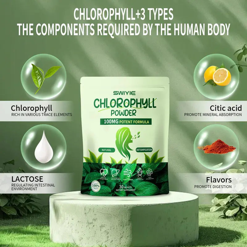 SWIYIE-Chlorophyll Stick Packs: Remove bad breath
