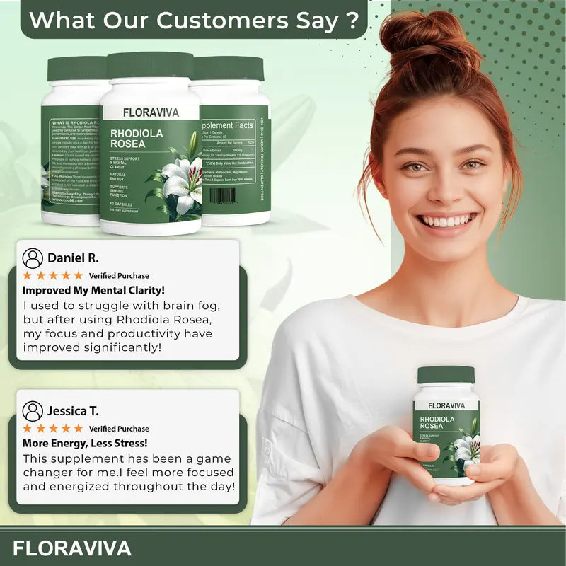 Floraviva Rhodiola Rosea Capsules