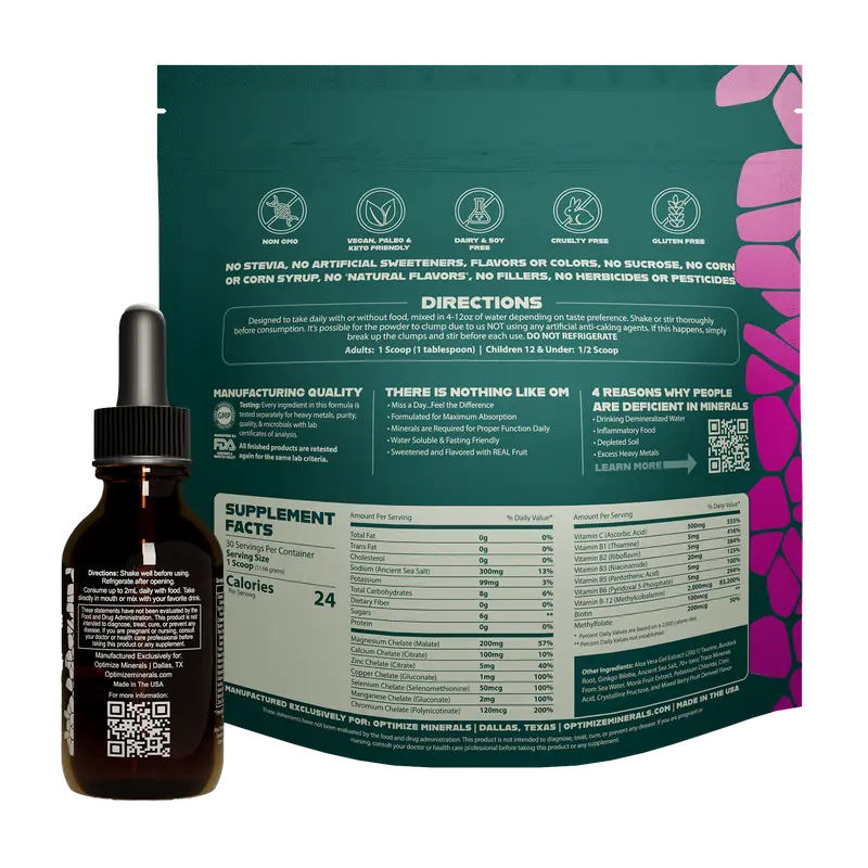 OPTIMIZE MINERALS AND VITAMINZ BUNDLE