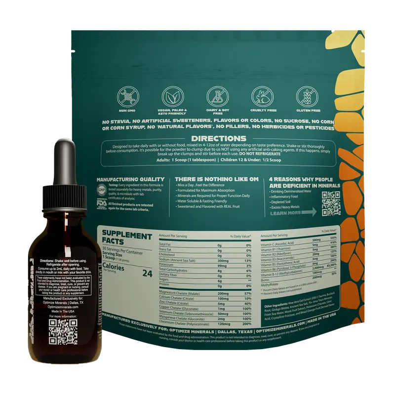 OPTIMIZE MINERALS AND VITAMINZ BUNDLE