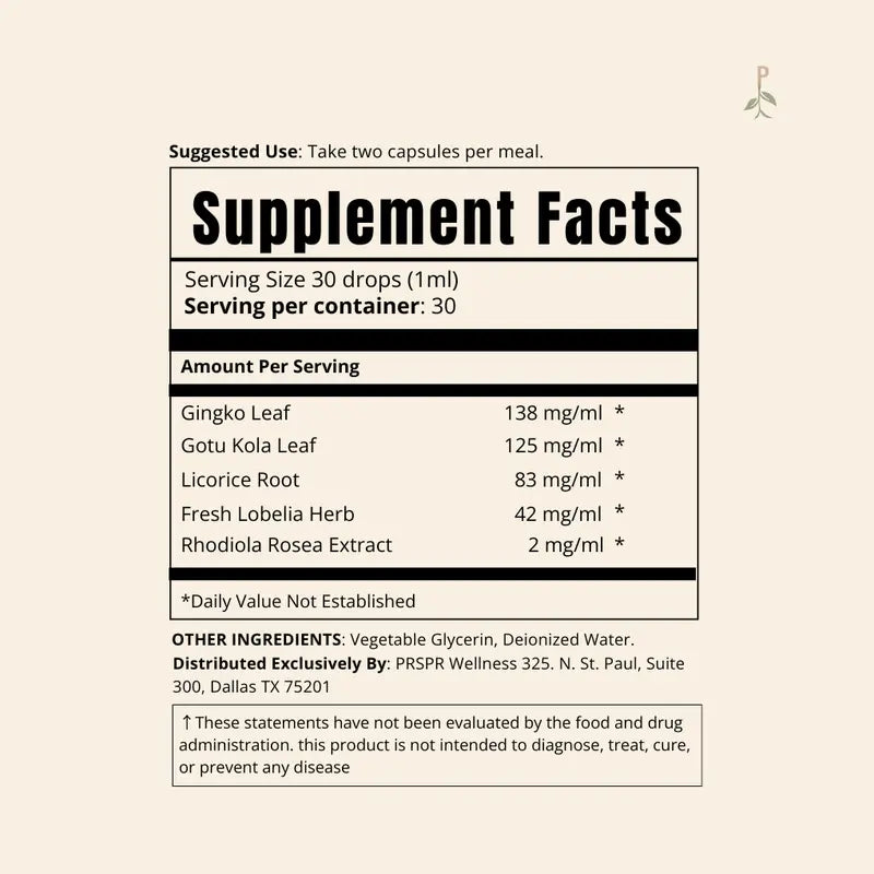 PRSPR Wellness Kids Attention Plus - Herbal Supplement for Enhanced Focus & Attention