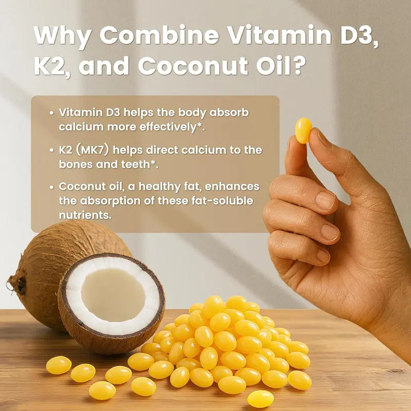 VEV Vitamin D3 K2 10000 IU