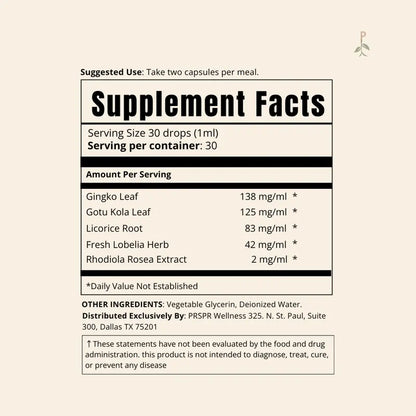 PRSPR Wellness Kids Attention Plus - Herbal Supplement for Enhanced Focus & Attention