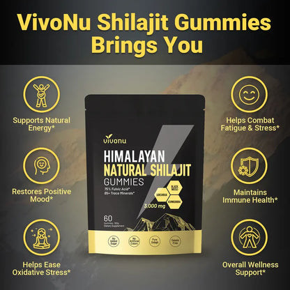VivoNU Himalayan Shilajit Gummies